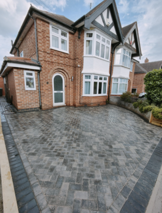 block paving driveway completed in Enfield